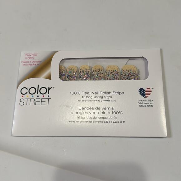 NWT Color Street "Less Bitter, More Glitter" Nail Strips - Picture 2 of 4